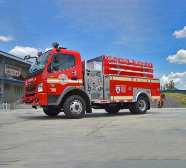 Vehículo Bomberos Motobombas Cisterna