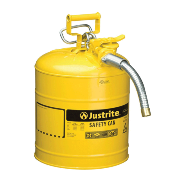 Bote De Seguridad De Acero Para Productos Inflamables Manguera De Metal De 5 Galones - Imagen 4