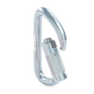 Mosquetón en acero inox con bloqueo automático
