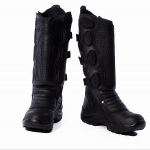 Bota motociclista caña larga